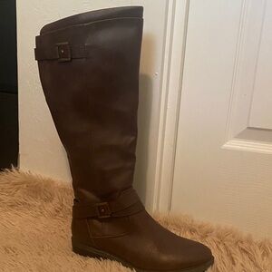 Baretraps Brown Tall Riding Boots - Women's Leather Style
